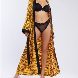 Savage x Fenty animal print chiffon robe